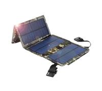 Healvian Cargador Solar Portátil de 10w Puerto USB, Panel Solar Plegable de Pet Resistente al Agua para Carga en Exteriores y Camping
