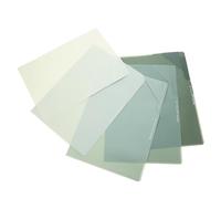 Healvian Carpetas de Archivos Tamaño Carta 5 Unidades Degradadas Color Menta Organizador de Oficina Plástico Resistente para Escuela Negocio y Uso Doméstico