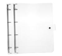 Healvian Carpetas Transparentes A4 4 Anillas y Botón a Presión Funda Protectora de Plástico para Cuadernos Escolares y Agendas Paquete de 2 Unidades Uso para Secundaria y Oficina