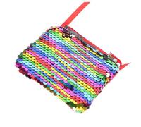 Healvian Cartera Storage Bags Sling Bag Wallet portamonedas Bolso pequeño Bolso con una Sola Correa para el Hombro Bolsas de Fiesta para niñas Bolso con Lentejuelas algodón Colorful