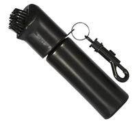 Healvian Cepillo de Limpieza Ligero para Palos de Golf Negro Rociador Integrado Práctico y Portátil para Mantenimiento y Limpieza Campo de Golf