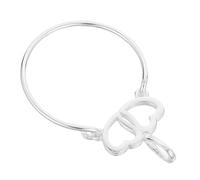 Healvian Charm Holder Collar de Plata Doble Diseño Minimalista Colgante Versátil para Mujeres y Niñas Diario y Ocasiones Especiales