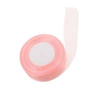 Healvian Cinta de Organza Transparente Rosa Yardas para Manualidades DIY Decoración de Pasteles Envoltorio de y Cinta Reutilizable y Ligera para Bodas y Fiestas