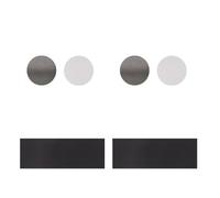 Healvian Cinta Magnética Adhesiva Autoadherente 2 Unidades 4 Imanes de Refuerzo para Uso Doméstico y Escolar Resistente y Versátil para Proyectos de Bricolaje y Organización en Oficina