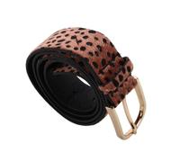 Healvian Cinturón Con Estampado De Leopardo Para Mujer Hebillas Accesorios De Leopardo Para Mujer Cinturón Con Hebilla De Pasador Retro Vintage