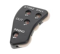 Healvian Clicker Árbitro Béisbol Portátil de Plástico Resistente, Indicador Mecánico de 4 Ruedas con Contador Clics Manual, Práctico Marcador para Árbitros en Partidos de Sóftbol y Béisbol