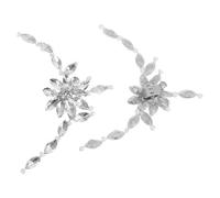 Healvian Clips para Zapatos con Brillantes de Hebillas Decorativas Desmontables para Tacones Altos de Novia Accesorios Simétricos y Hechos Mano para Bodas