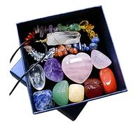 Healvian Colgantes De Chakras Piedra Energética Decorativa Piedra De Meditación Delicada Para Uso Casa Obsequio De Bienestar Curativa Portátil De Cristal Exquisita