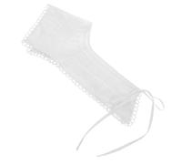 Healvian Collar Desmontable para Mujer Falso Cuello Elegante y Transpirable Accesorio Versátil para Blusas y Camisas Diseño Práctico para Superposición sin Volumen