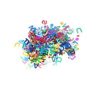 Healvian Confeti para Boda Forma de Letras de Plástico, 10500 Piezas para Decoración Creativa de Mesas y Fiestas, Adecuado para Regalos y Celebraciones