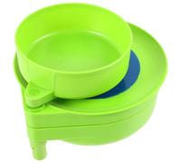 Healvian Contenedor de Almacenamiento de Cebos Magnético Bandeja para Cebo de Pesca Multicapa Color Verde Accesorio Estable para Silla de Pesca