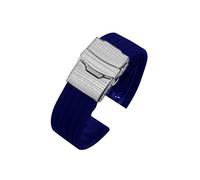 Healvian Correa De Silicona Para Reloj Correa De Liberación Rápida Para Reloj Color Azul Suitable for Daily Wear and Sports Activities