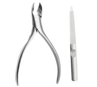 Healvian Cortaúñas De Acero Inoxidable Kit De Cuidado De Uñas Para Pies Herramienta De Manicura Pelador y Raspador Para Viajes Casa y Diario
