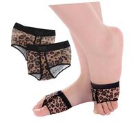Healvian cubierta de pie dolor de pies zapatillas de baile único protector apretones lírico almohadillas Cuidado calcetines tanga tangas de pie para bailar patas de baile para bailarines