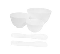 Healvian Cuencos para Mezclar Películas de Mascarillas Faciales Cuencos de Silicona para Hacer Tú Mismo Productos Cuidado Piel Recipiente para Mezclar Mascarillas con Aplicador el Hogar