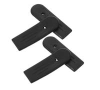 Healvian de Cubiertas de Manija de Freno Agarre Cómodo 2 Pares de Goma Negra para Silla de Ruedas Compatibles Mayoría de Modelos para Uso Diario