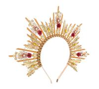Healvian de Diadema Nupcial para Novia Accesorio de Cabello Elegante y Duradero Diseño de Diadema de Reina para Bodas Fiestas y Celebraciones Especiales