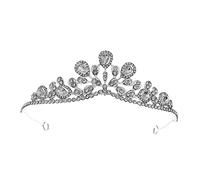 Healvian De Novia Barroca Brillantes Para Bodas Accesorio Elegante Para Celebraciones y Fiestas Diadema De Diseño Único Para Mujeres