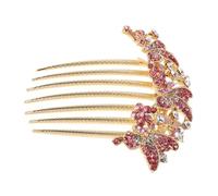 Healvian De Novia Lateral Gemas De Imitación Accesorios Cabello Francesa Para Bodas Para Fiestas