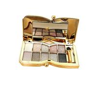 Healvian De Sombras De Ojos Con Brillo Flash Incluye Pincel y Espejo Fórmula Suave y Pigmentada Para Maquillaje Diario Fiesta