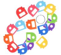 Healvian de Tapas de Silicona Marcador de Identificación de Clave 16 Piezas Diseño de Dibujos Animados para Llaves Flexibles y Coloridas Adecuado para Mujeres y Niñas