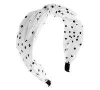 Healvian Diadema Ancha con Lazo de Tela y Orejas de Conejo, Banda Cabello Antideslizante para Fiesta de Año 2025, Accesorios de Moda para Mujer y Niña