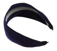 Healvian Diadema Ancha Para Mujer Cinta Cabello No Deslizante Accesorios De Moda y Ejercicio Color Azul Diseño Elegante y Seguro