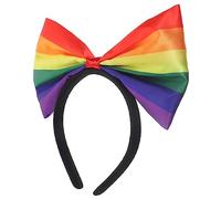 Healvian Diadema Arcoíris Lazo Para Mujer Accesorio De Cabello Diadema Arcoíris Para Disfrazarse Orgullo Para Fiesta