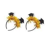 Healvian Diadema Con Inserto Para Birrete De Doctorado Diadema Para Sombrero De Graduación Patrón Numerado Aro Para El Cabello Para Accesorios De Graduación