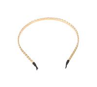 Healvian Diadema de Cadena Dorada Fina Accesorios de Tocado Joya para Decorar el Cabello Diadema Antideslizante para Mujer y Niña Fiestas y Uso Diario