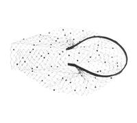 Healvian Diadema De Con y Brillantes De Despedida De Soltera Tocado Negro Con Para Celebraciones De Novias y De Honor