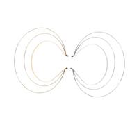 Healvian Diadema De Diosa Aro Triple De Hierro Duradero 2 Piezas Dorada y Plateada Para Cosplay y Tocados Tradicionales Hanfu De Mujer