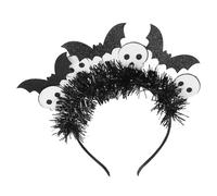 Healvian Diadema de Halloween con y Murciélago Accesorio de Cosplay y Seguro para Fiestas Temáticas y Celebraciones Espeluznantes
