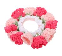 Healvian Diadema De Lirio Valles Tejida Crochet Para Niña Accesorio Cabello Banda Cabello Coletero Para Mujer Bonito Lazo Lazo Flores