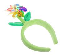 Healvian Diadema De Molino De Viento y Flores Diadema Para Mujer y Niñas Accesorio Flexible
