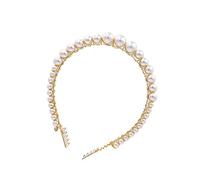 Healvian Diadema De Novia Cinta De Pelo Damas Diademas Tocado De Novia Perla Mujer Diadema Novia Tocados Para Boda Diadema Con Joyas Princesa Banda De Pelo Joyería Aro De Pelo