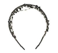 Healvian Diadema de Novia Cristales y Brillantes Gemas de Imitación Accesorios Elegantes Cabello de Boda para Adorno de Cabeza Ceremonias