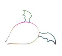 Healvian Diadema Demonio Halloween Metálica para Fiesta Cosplay Accesorio Creativo para Adultos y Jóvenes