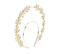 Healvian Diadema Doble Capa Retro Dorada con Tocado de Novia Artesanal para Mujeres Accesorio Elegante para Bodas y Fiestas