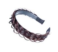 Healvian Diadema Trenzada Sintética Resistente al Calor para Mujer Accesorio Ligero y Elegante para Maquillaje y Peinados para Niñas y Uso Diario