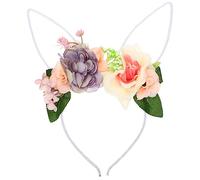 Healvian Diademas De Flores Para Mujeres Diademas De Conejito Para Niñas Accesorios De Pascua Mujeres Adultas Al Por Mayor