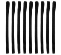 Healvian Diademas Deportivas Elásticas Antideslizantes Negras 9 Piezas para Correr Yoga Fútbol Banda Sudor Accesorios Pelo Unisex