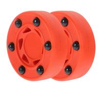 Healvian Disco de Hockey sobre Patines para Entrenamiento Pack de 2 Unidades Alta Adherencia y Resistencia Recomendado para Entrenamiento en y Desarrollo Competitivo