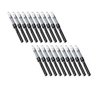 Healvian Dispositivo Absorbente de Tinta para Pluma Estilográfica, 30 Piezas, Plástico Ligero, Diseño Extraíble para Limpieza, Asistente Práctico para Llenado de Tinta, Suministros