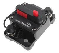 Healvian Disyuntor de circuito para auto y remolque 70A 12-36V, cortacircuitos manual con fusible, protección de alta corriente para uso automotor y recreativo