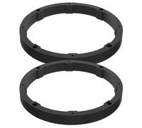 Healvian Espaciadores de Altavoces para Automóvil 2 Piezas 6,5 Pulgadas Anillos de Plástico Resistentes para Puertas de Coche