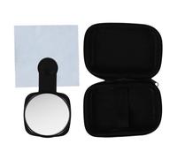 Healvian Espejo de Cámara Trasera para Móvil Clip, Mini Espejo Reflectante Abs y Vidrio, Kit 4 Piezas Paño de Limpieza y Funda, Accesorio Portátil para Autorretratos y Fotografía Móvil