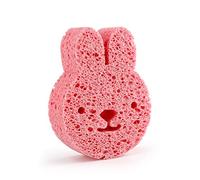 Healvian Esponja de Baño para Ñiño Forma de Animal 3 Unidades Esponja Natural para Ducha Ñiño