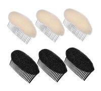 Healvian Esponjas Moldeadoras Para Peinar El Cabello 6 Piezas Herramienta De Aumento De Volumen Peine Invisible Para Cabello Largo Accesorios Para Mujeres Fácil De Usar Bodas y Fiestas
