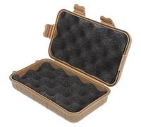 Healvian Estuche de Supervivencia Resistente al Agua y Golpes, Caja Organizadora Portátil de PP Compacta para Aventura y Senderismo, Sellado y Compacto, Color Barro